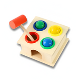 Wooden Hammering Ball Game — Montessori Knock & Pound Toy for Toddlers